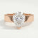 REGENT - Pear Lab Diamond 18k Rose Gold Solitaire