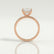 REGENT - Princess Lab Diamond 18k Rose Gold Solitaire
