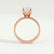 REGENT - Round Lab Diamond 18k Rose Gold Solitaire