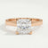 ROSALEE - Princess Lab Diamond 18k Rose Gold Solitaire