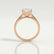 ROSALEE - Princess Lab Diamond 18k Rose Gold Solitaire