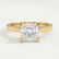 ROSALEE - Princess Lab Diamond 18k Yellow Gold Solitaire