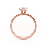 REGENT - Marquise Lab Diamond 18k Rose Gold Solitaire