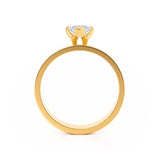 REGENT - Marquise Lab Diamond 18k Yellow Gold Solitaire