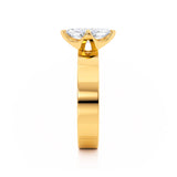 REGENT - Marquise Lab Diamond 18k Yellow Gold Solitaire