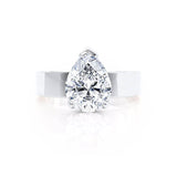 REGENT - Pear Lab Diamond Platinum Solitaire