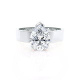 REGENT - Pear Lab Diamond Platinum Solitaire