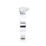 REGENT - Pear Lab Diamond Platinum Solitaire