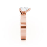 REGENT - Pear Lab Diamond 18k Rose Gold Solitaire
