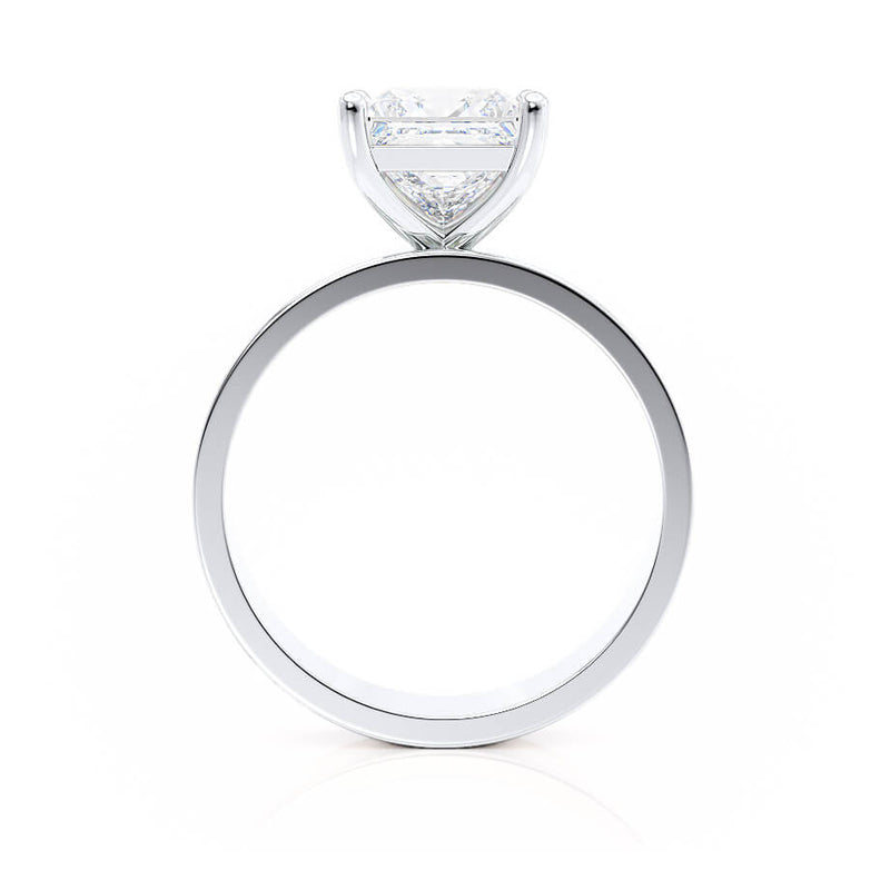 REGENT - Princess Lab Diamond 18k White Gold Solitaire