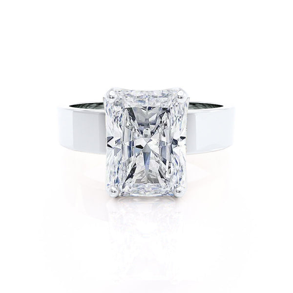 REGENT - Radiant Lab Diamond 18k White Gold Solitaire