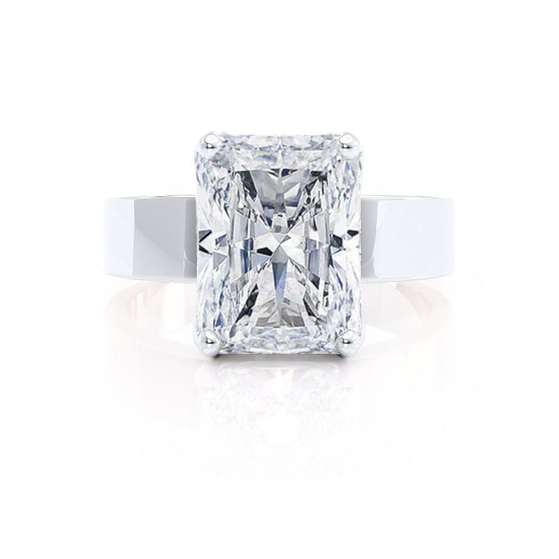 REGENT - Radiant Lab Diamond 18k White Gold Solitaire