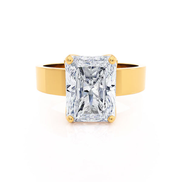 REGENT - Radiant Lab Diamond 18k Yellow Gold Solitaire