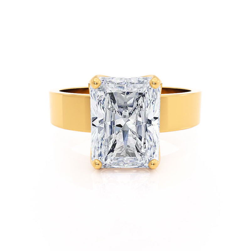 REGENT - Radiant Lab Diamond 18k Yellow Gold Solitaire