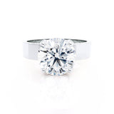 REGENT - Round Lab Diamond 18k White Gold Solitaire