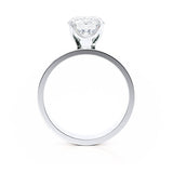 REGENT - Round Lab Diamond 18k White Gold Solitaire