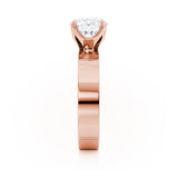 REGENT - Round Lab Diamond 18k Rose Gold Solitaire