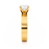 REGENT - Round Lab Diamond 18k Yellow Gold Solitaire