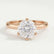 SERENA - Round Lab Diamond 18k Rose Gold Solitaire