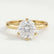 SERENA - Round Lab Diamond 18k Yellow Gold Solitaire