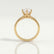 SERENITY - Round Lab Diamond 18k Yellow Gold Solitaire Ring