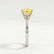 SERENITY - Round Yellow Lab Diamond 18k White Gold Solitaire Ring