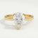 SLOANE - Pear Lab Diamond 18k Yellow Gold Petite Solitaire