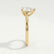 SLOANE - Pear Lab Diamond 18k Yellow Gold Petite Solitaire