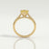 SLOANE - Pear Yellow Lab Diamond 18k Yellow Gold Petite Solitaire