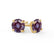 SENA - Round Alexandrite 18k Yellow Gold Stud Earrings Earrings Lily Arkwright
