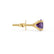 SENA - Round Alexandrite 18k Yellow Gold Stud Earrings Earrings Lily Arkwright