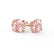 SENA - Round Champagne Sapphire 18k Rose Gold Stud Earrings Earrings Lily Arkwright
