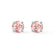 SENA - Round Champagne Sapphire 18k White Gold Stud Earrings Earrings Lily Arkwright