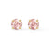 SENA - Round Champagne Sapphire 18k Yellow Gold Stud Earrings Earrings Lily Arkwright