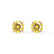 SENA - Round Yellow Sapphire 18k Rose Gold Stud Earrings Earrings Lily Arkwright
