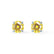 SENA - Round Yellow Sapphire 18k White Gold Stud Earrings Earrings Lily Arkwright