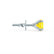 SENA - Round Yellow Sapphire 18k White Gold Stud Earrings Earrings Lily Arkwright