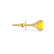 SENA - Round Yellow Sapphire 18k Yellow Gold Stud Earrings Earrings Lily Arkwright