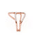 SHEA - Lab Diamond Statement Eternity 18k Rose Gold Eternity Lily Arkwright
