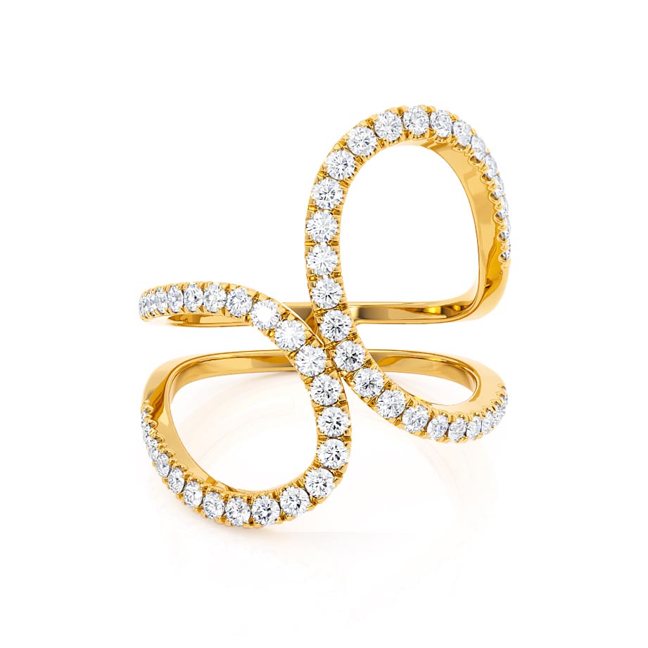SHEA - Lab Diamond Statement Eternity 18k Yellow Gold | Lily Arkwright ...