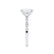 HOPE - Oval Lab Diamond 18k White Gold Shoulder Set Ring