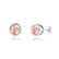 TYME - Beze Edge Champagne Sapphire Earrings 18k White Gold Earrings Lily Arkwright