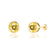TYME - Beze Edge Yellow Sapphire Earrings 18k Yellow Gold Earrings Lily Arkwright