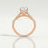 VIOLA - Emerald Lab Diamond 18k Rose Gold Shoulder Set