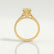 VIOLA - Emerald Yellow Lab Diamond 18k Yellow Gold Shoulder Set