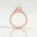 VIOLA - Pear Lab Diamond 18k Rose Gold Shoulder Set