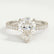 VIOLA - Pear Lab Diamond Platinum Shoulder Set