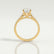 VIOLA - Pear Lab Diamond 18k Yellow Gold Shoulder Set