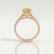 VIOLA - Pear Yellow Lab Diamond 18k Rose Gold Shoulder Set