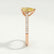 VIOLA - Pear Yellow Lab Diamond 18k Rose Gold Shoulder Set